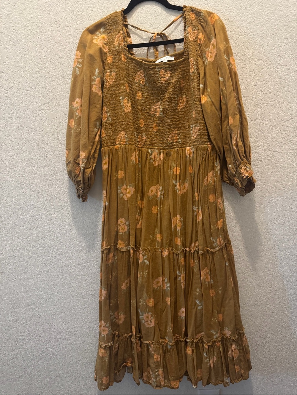 XXL Ivy City Co Madeline Midi Dress with Celeste Clark floral design